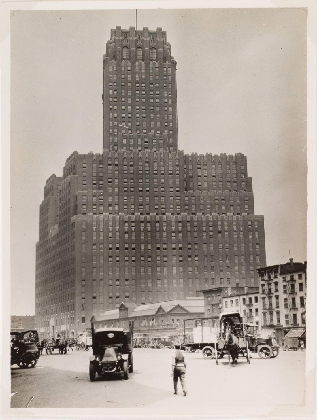 The world´s largest telephone building - 140 West St. New York. The total gross area is 28 acre and the telephone wire in building in single strand would reach 8 times around the earth