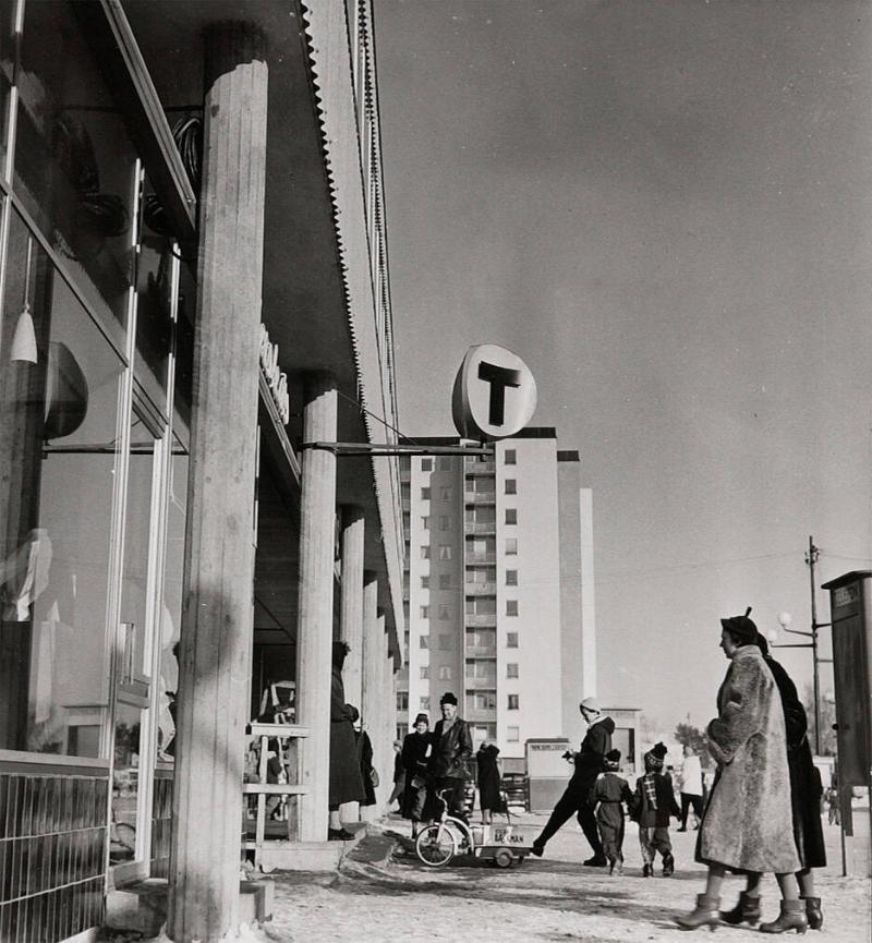 Vällingby nedgången till Tunnelbanan