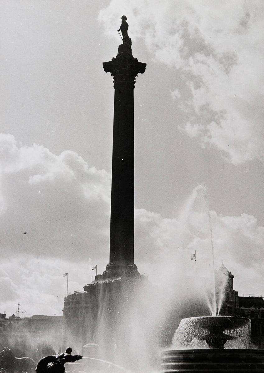 England, London. Lord Nelson-statue, Trafalgar Square