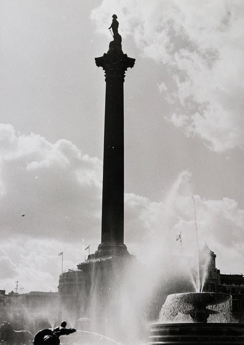 England, London. Lord Nelson-statue, Trafalgar Square