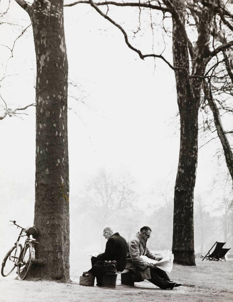 Söndagsmorgon i St. James park, en fuktig morgon