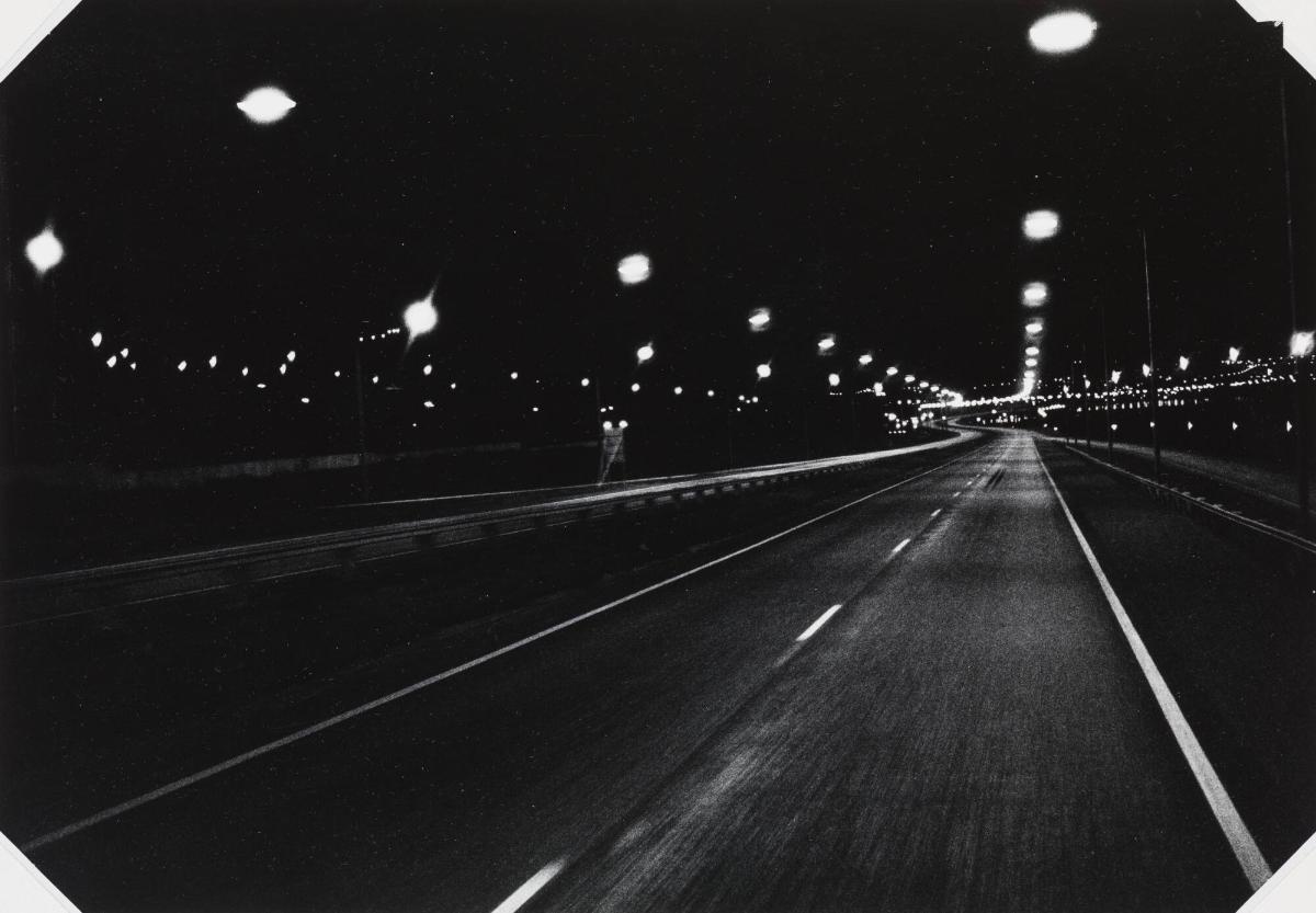 Infart till Husqvarna -Jönköping. Ur serien "Landsväg"