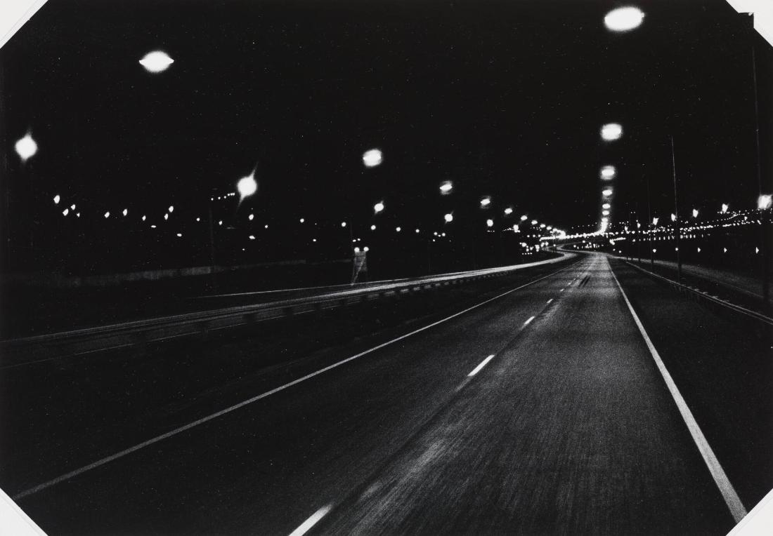 Infart till Husqvarna -Jönköping. Ur serien "Landsväg"