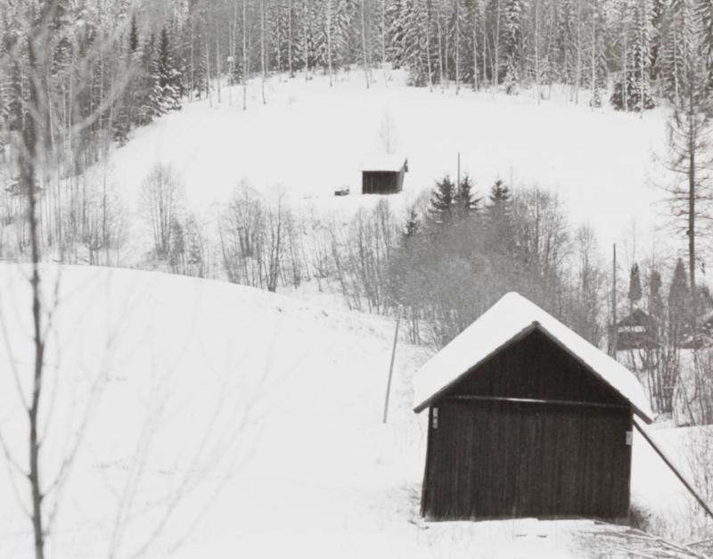 Från Sågmyra, Dalarna, 1979. Ur serien "Den långa resan"