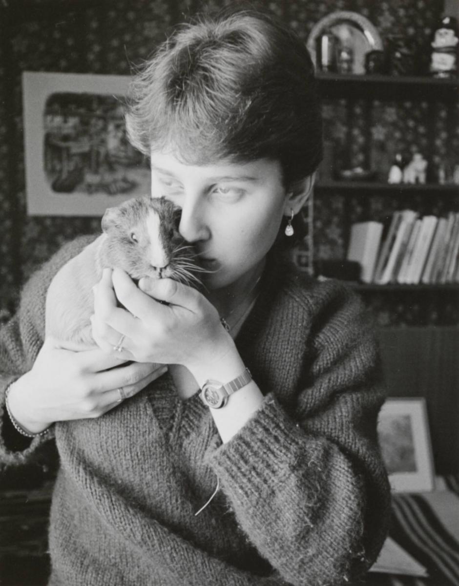 Maine och Anna Nykvist, Sågsbo, Dalarna, 1980. Ur serien "Den långa resan"