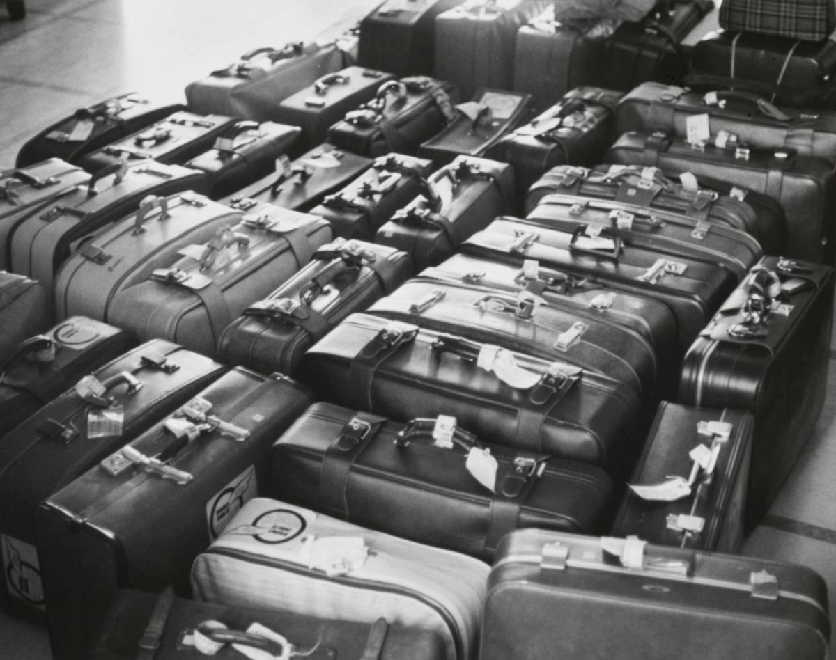 Arlanda, 1980. Ur serien "Den långa resan"