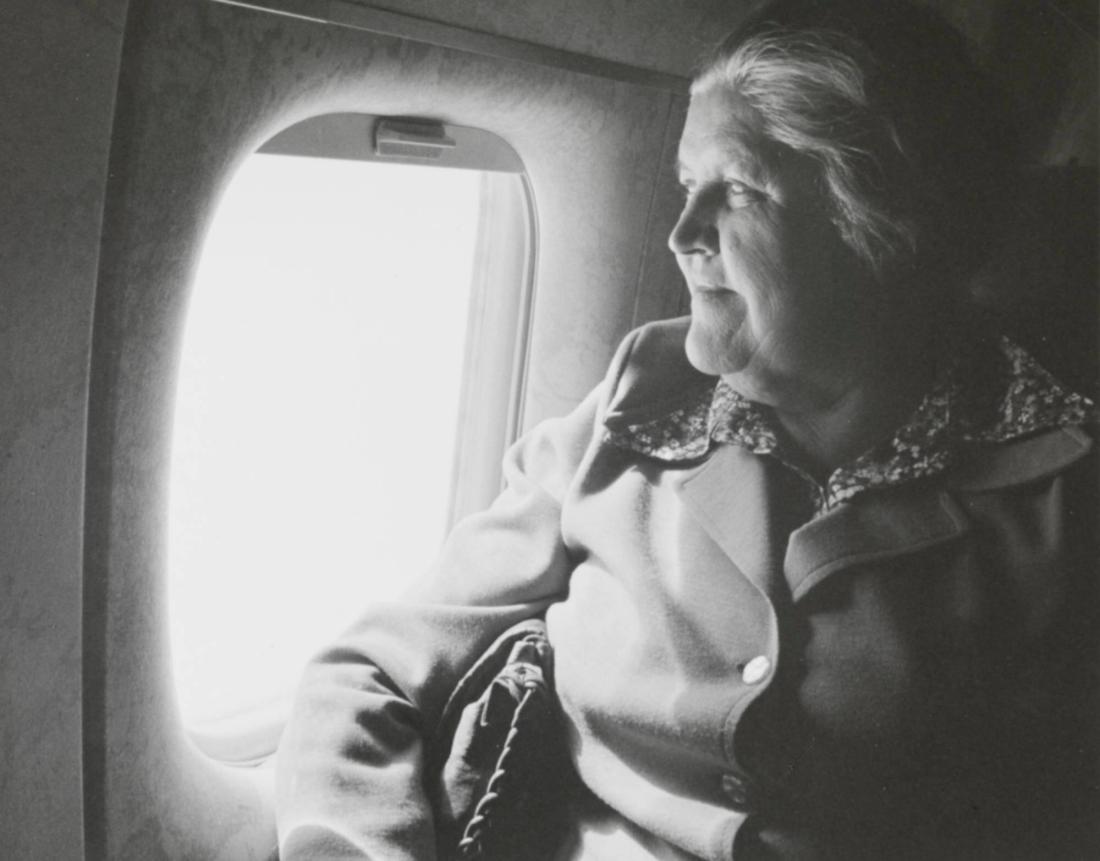 Dagny Nihlmar, Sigtuna, på väg mot Israel, 1980. Ur serien "Den långa resan"