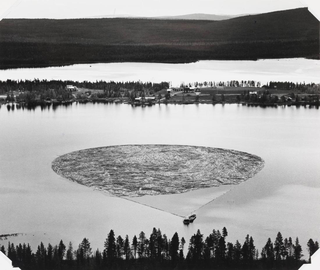 Flottning i Lilla Lule älv