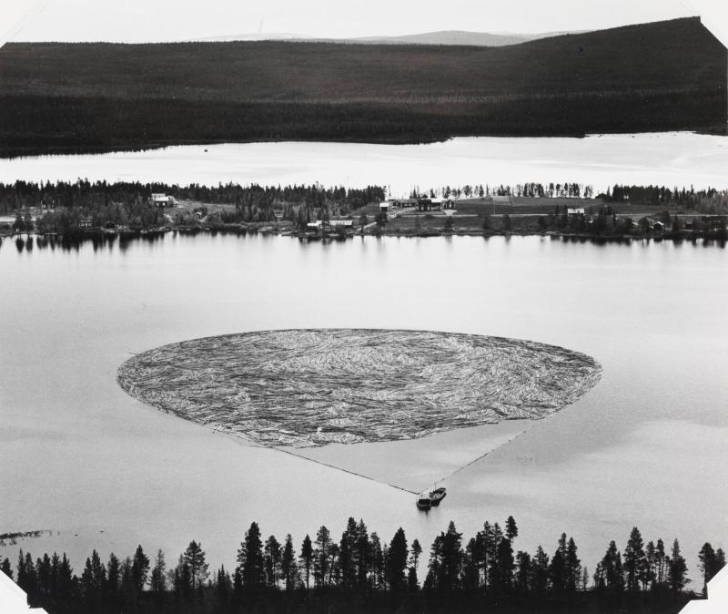 Flottning i Lilla Lule älv