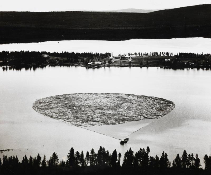 Flottning i Lilla Lule älv