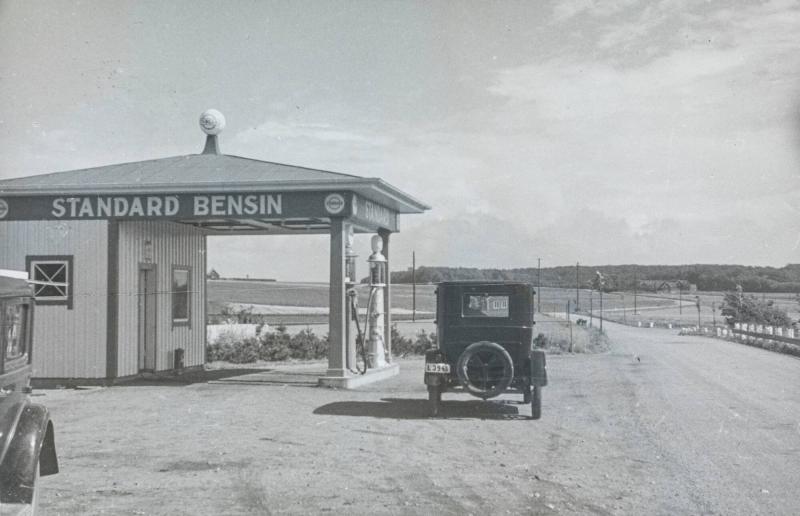 Bensinstation invid Mölle
