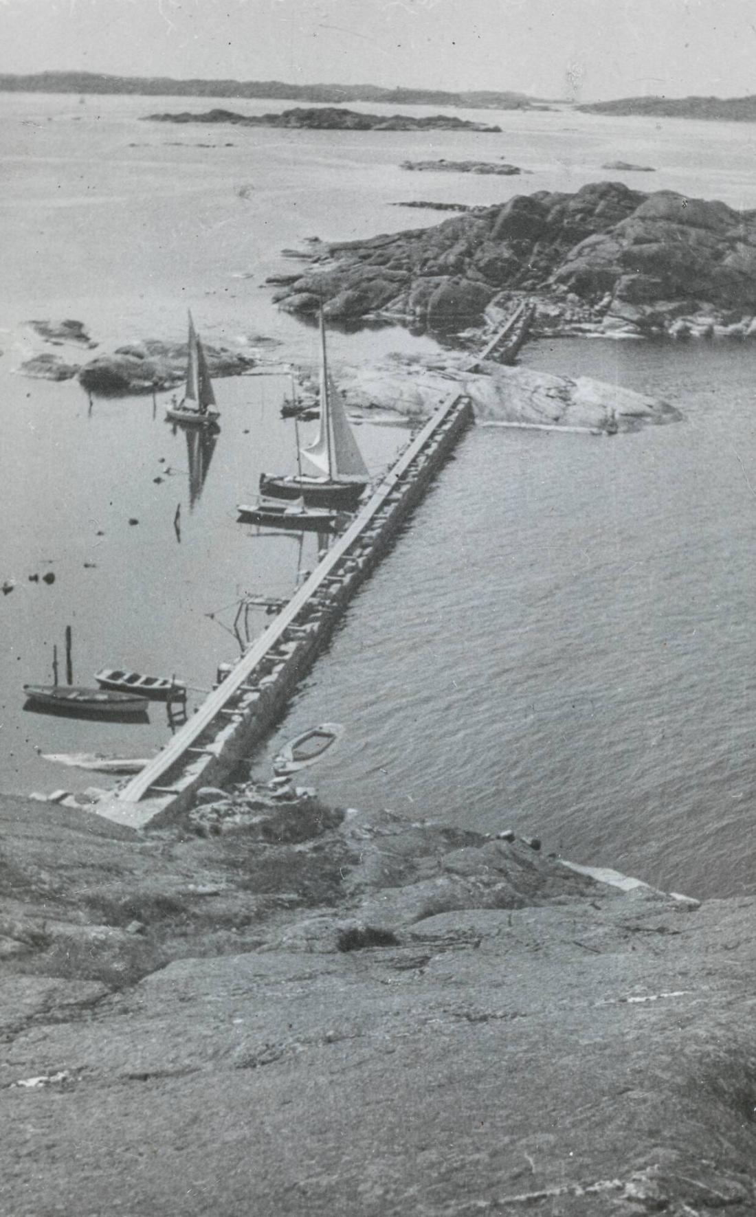 Båtbryggan vid Långedrag nära Göteborg