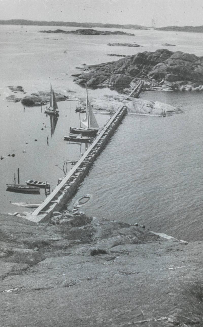 Båtbryggan vid Långedrag nära Göteborg