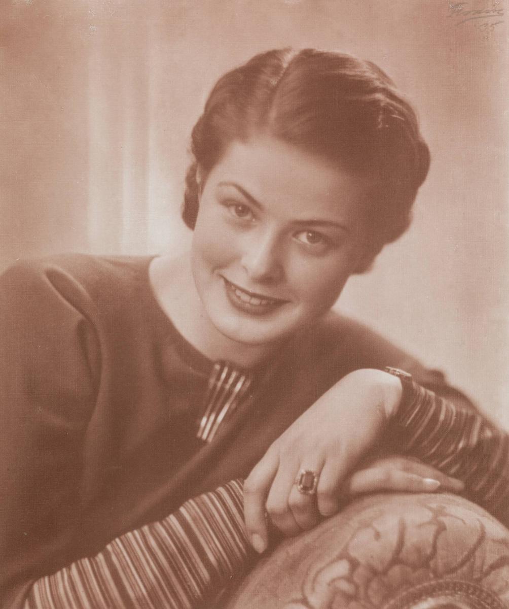 Skådespelerskan Ingrid Bergman