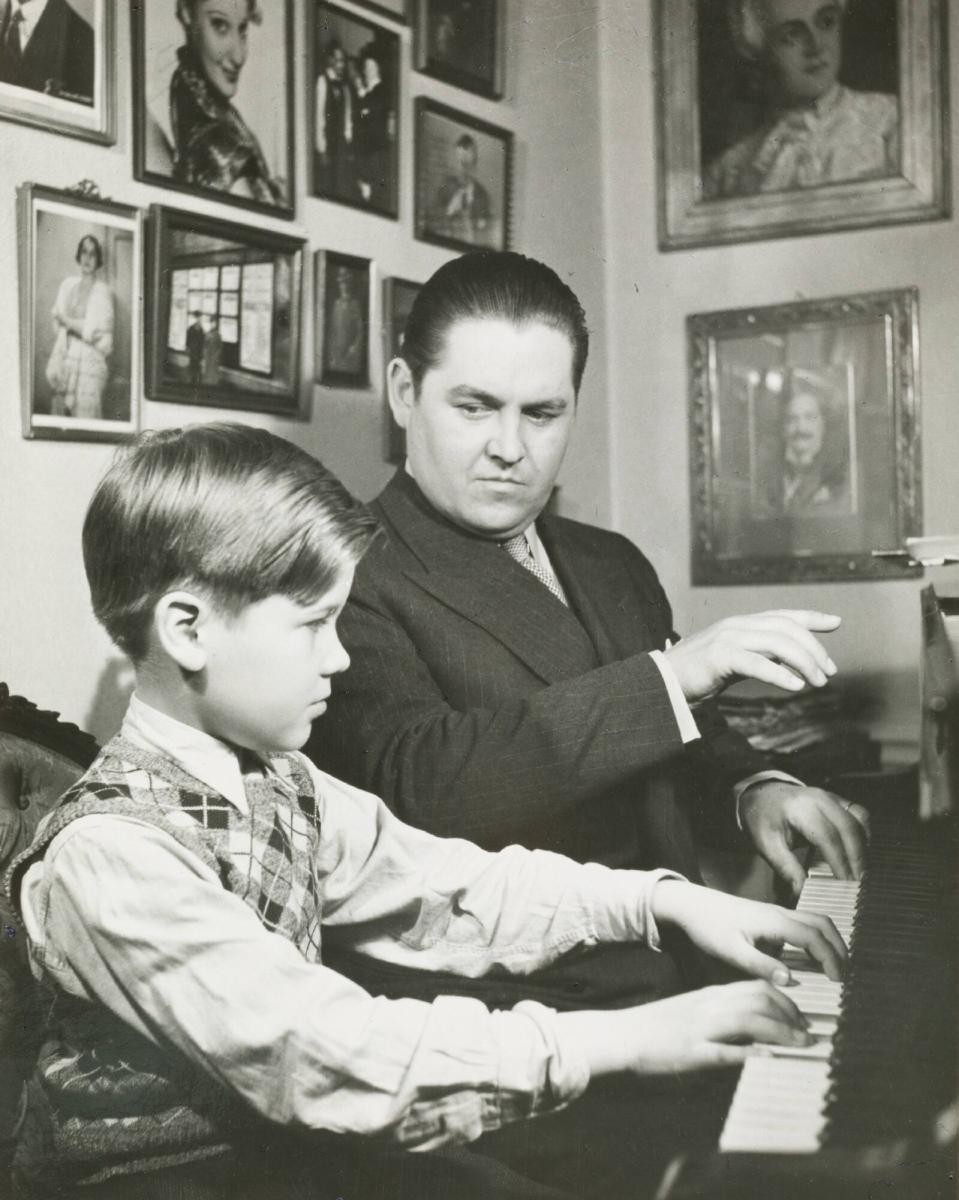 Jussi Björling med son