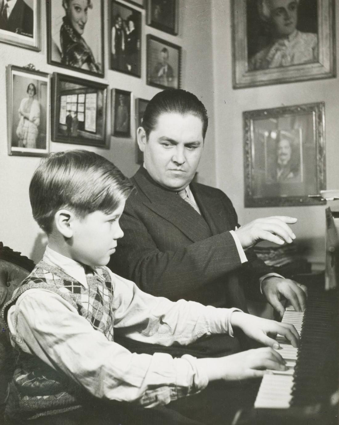 Jussi Björling med son