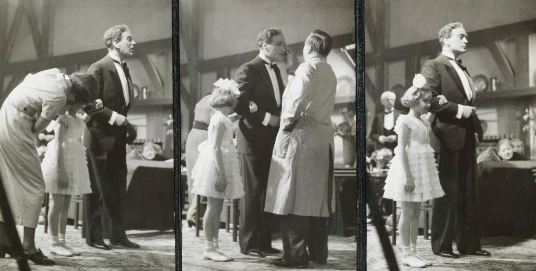 Gösta Ekman under inspelningen av "Intermezzo"