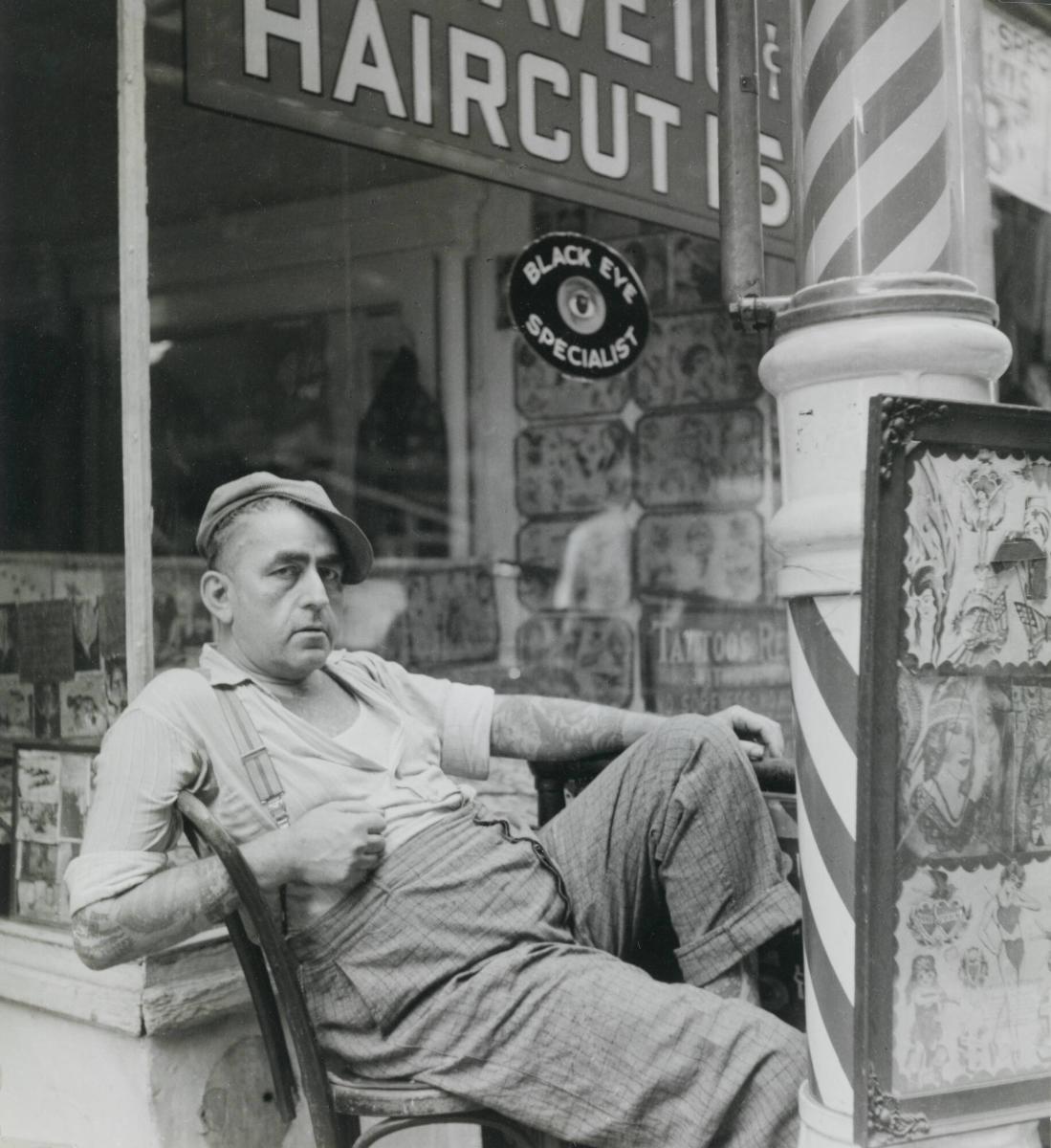 Titel saknas. Ur serien "New York"