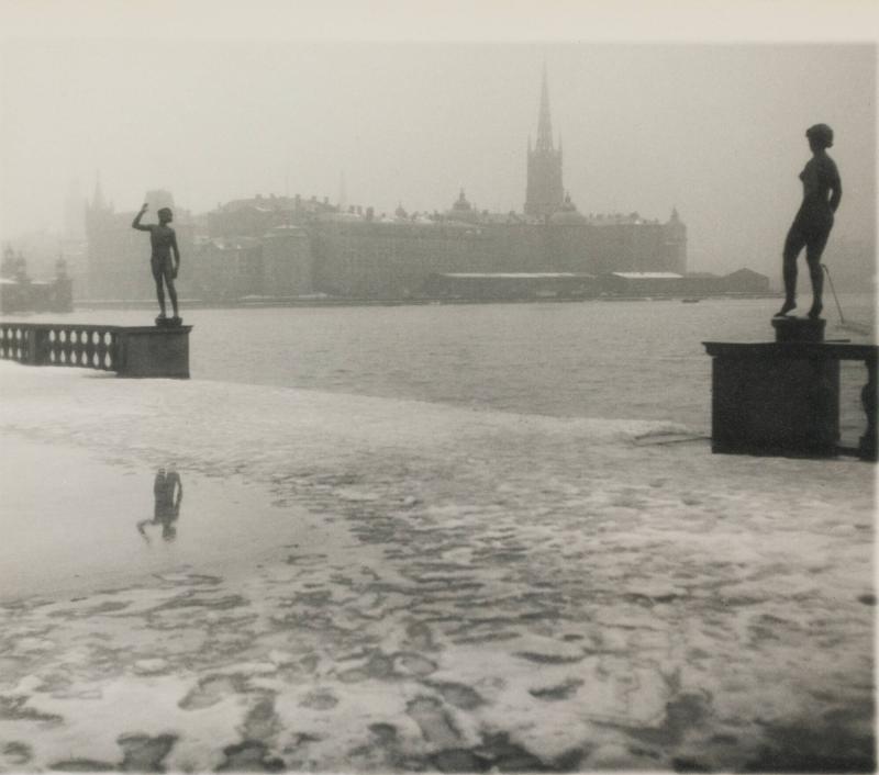 Från Stadshusgården. I bakgrunden Riddarholmen, Stockholm