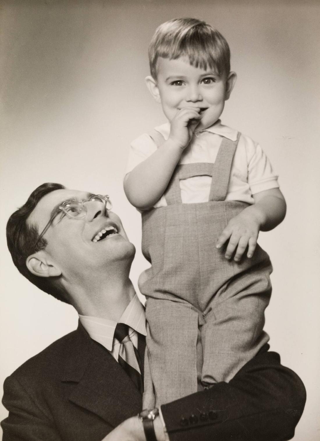 Lennart Bernadotte med sonen "Jan" Carl-Johan