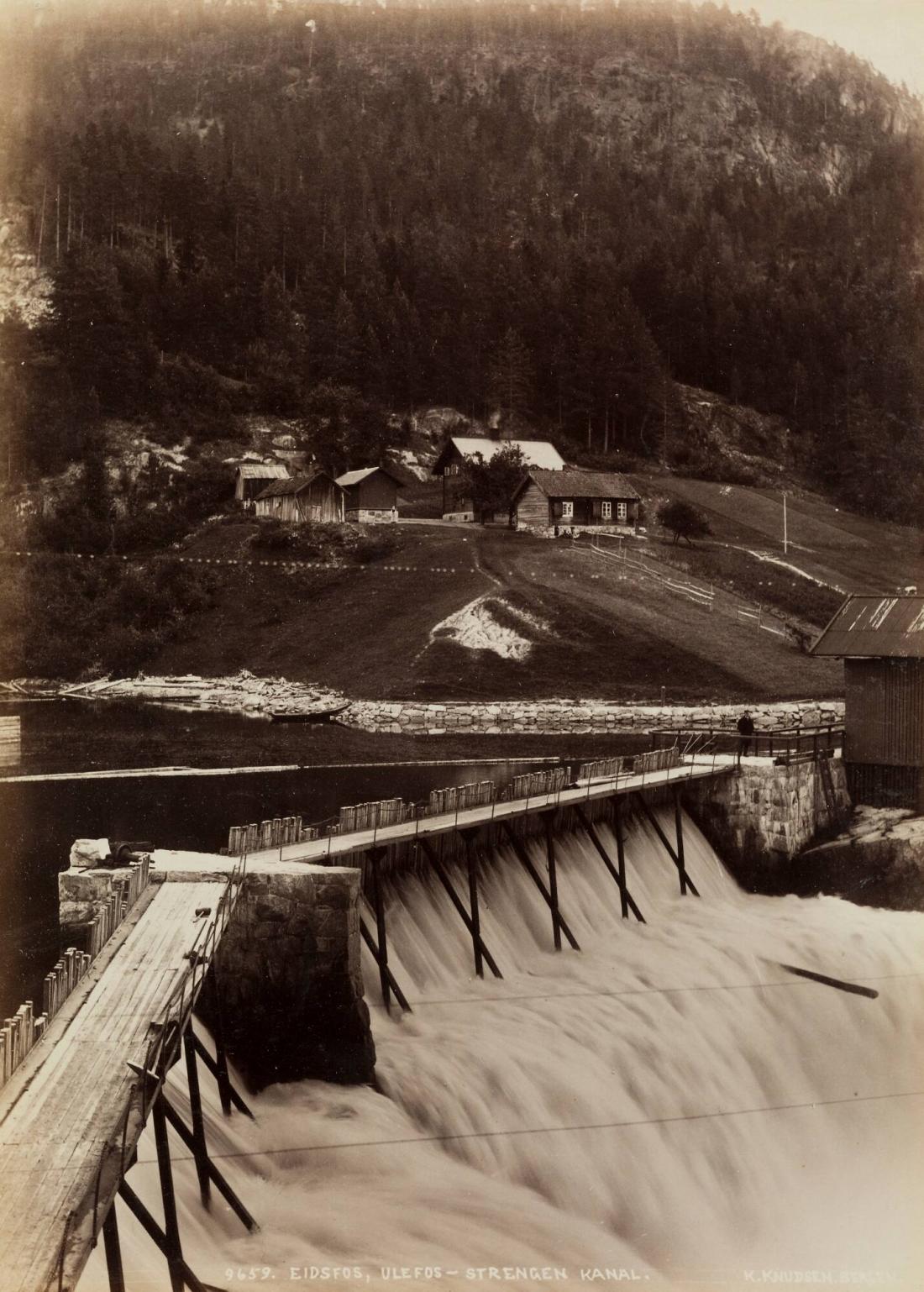 9659. Eidsfos, Ulefos-Strengen kanal