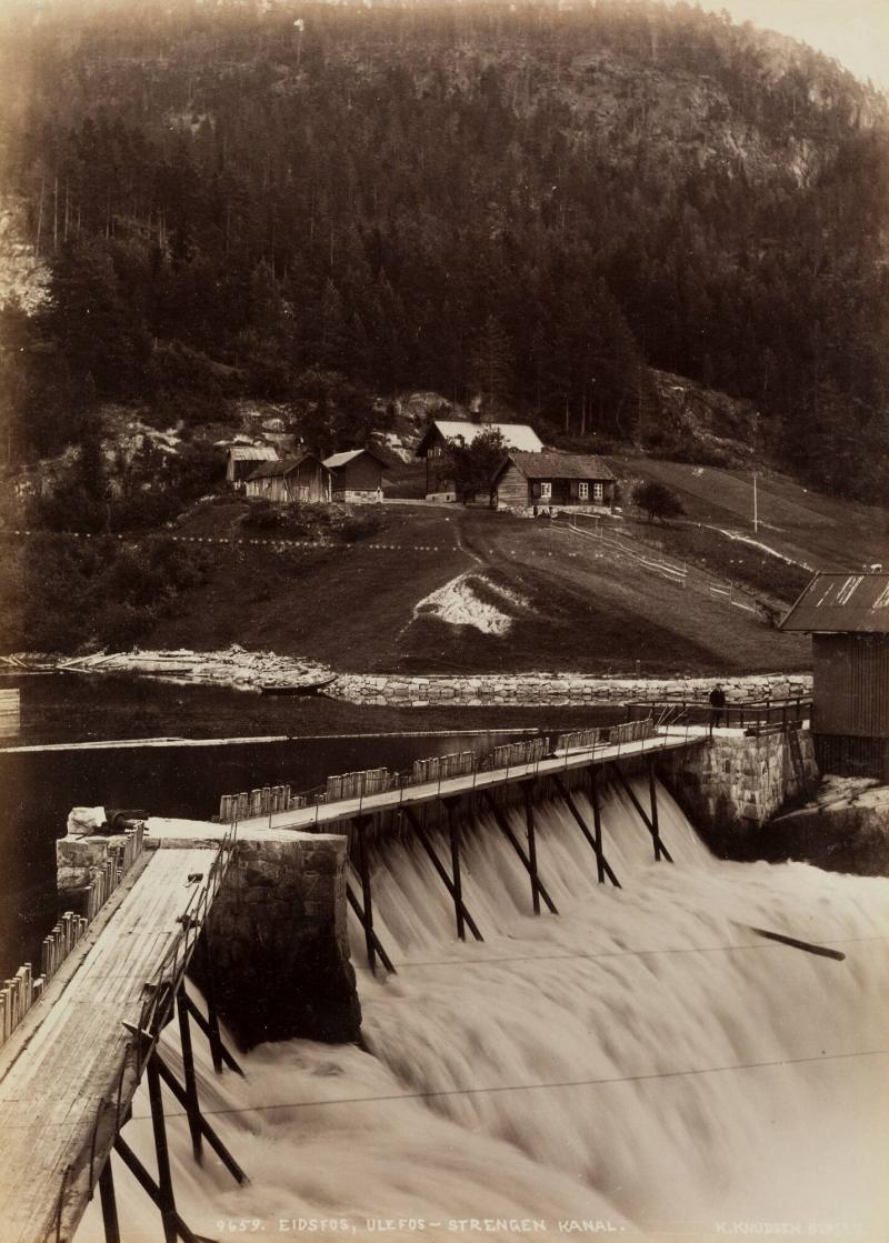 9659. Eidsfos, Ulefos-Strengen kanal