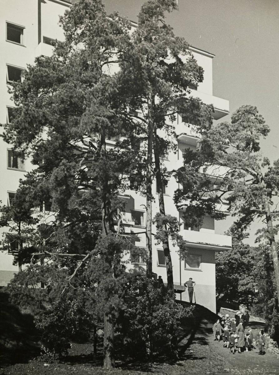 Stockholm: HSB-hus vid Fredhäll