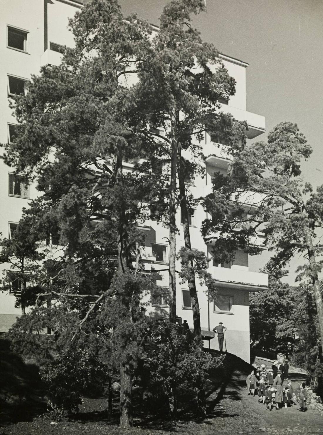 Stockholm: HSB-hus vid Fredhäll