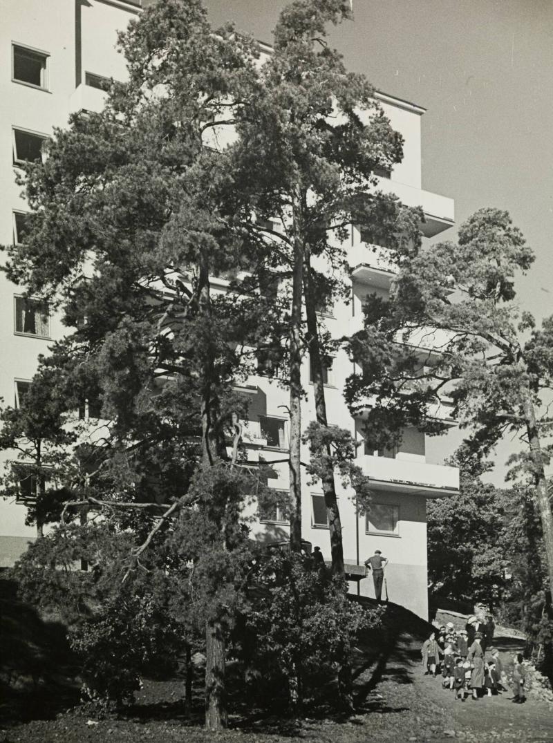 Stockholm: HSB-hus vid Fredhäll