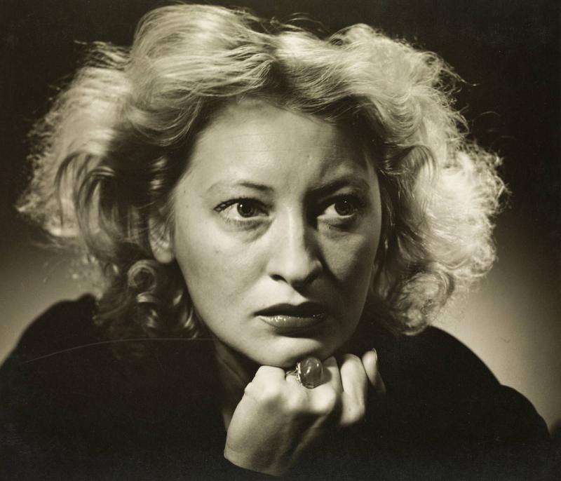 Portrait of actress