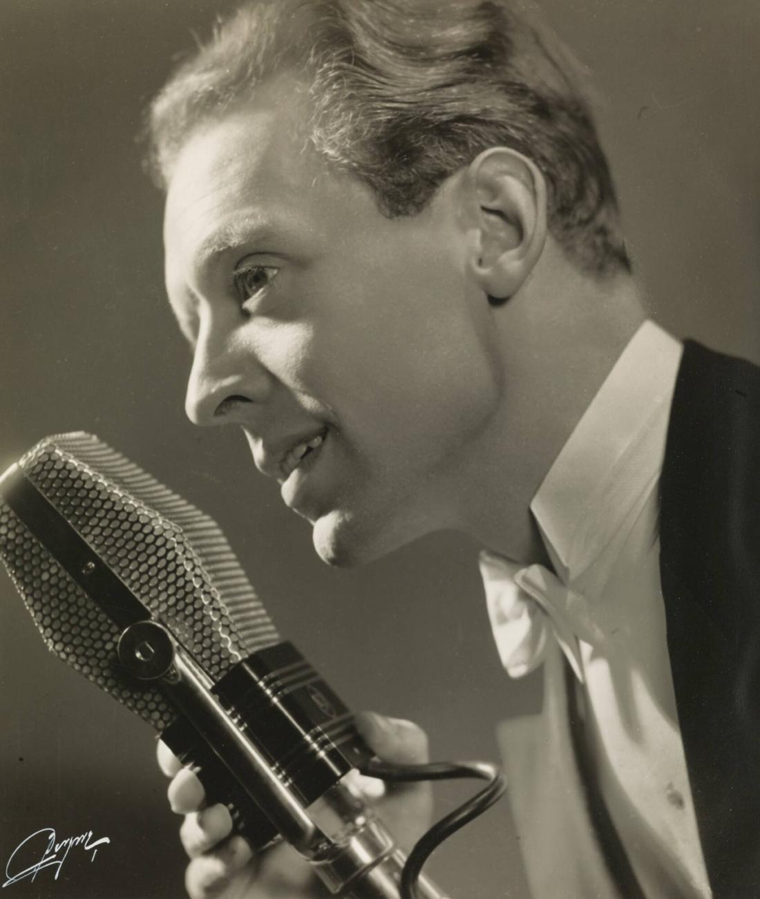 Sångaren Harry Brandelius