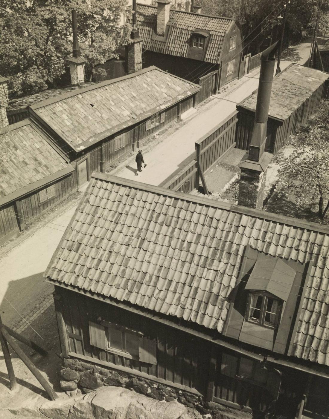 Lotsgatan (från ett fönster 4 tr upp vid Sågargatan)