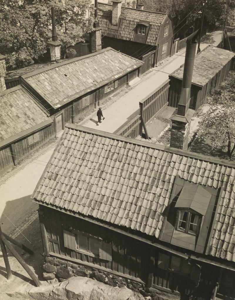 Lotsgatan (från ett fönster 4 tr upp vid Sågargatan)