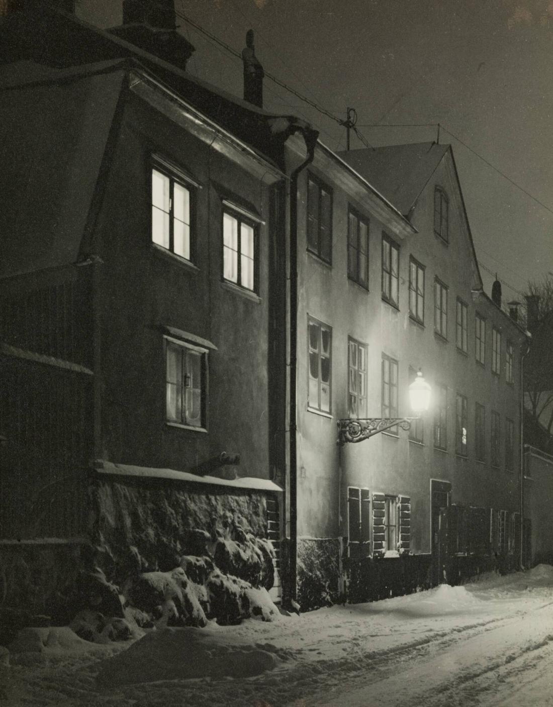 Fjällgatan vid lyktsken