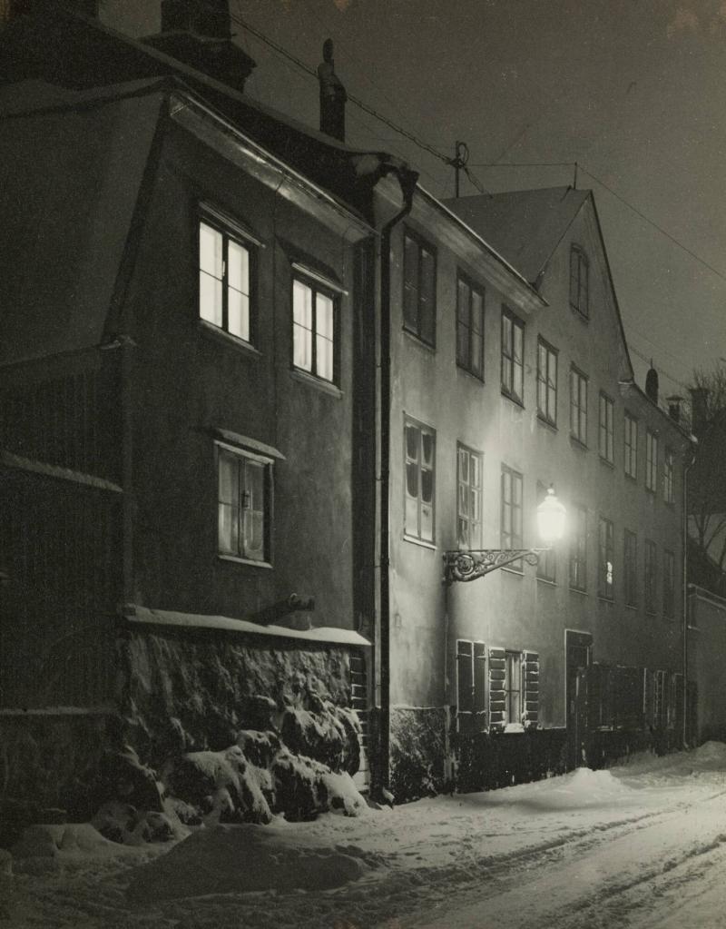 Fjällgatan vid lyktsken