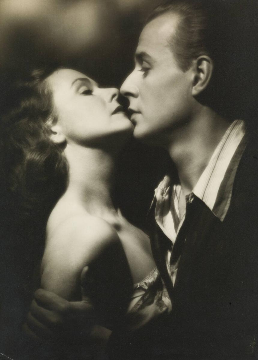 Skådespelarna Sonja Wigert och Hans Ekman (Actor, writer and picture director)