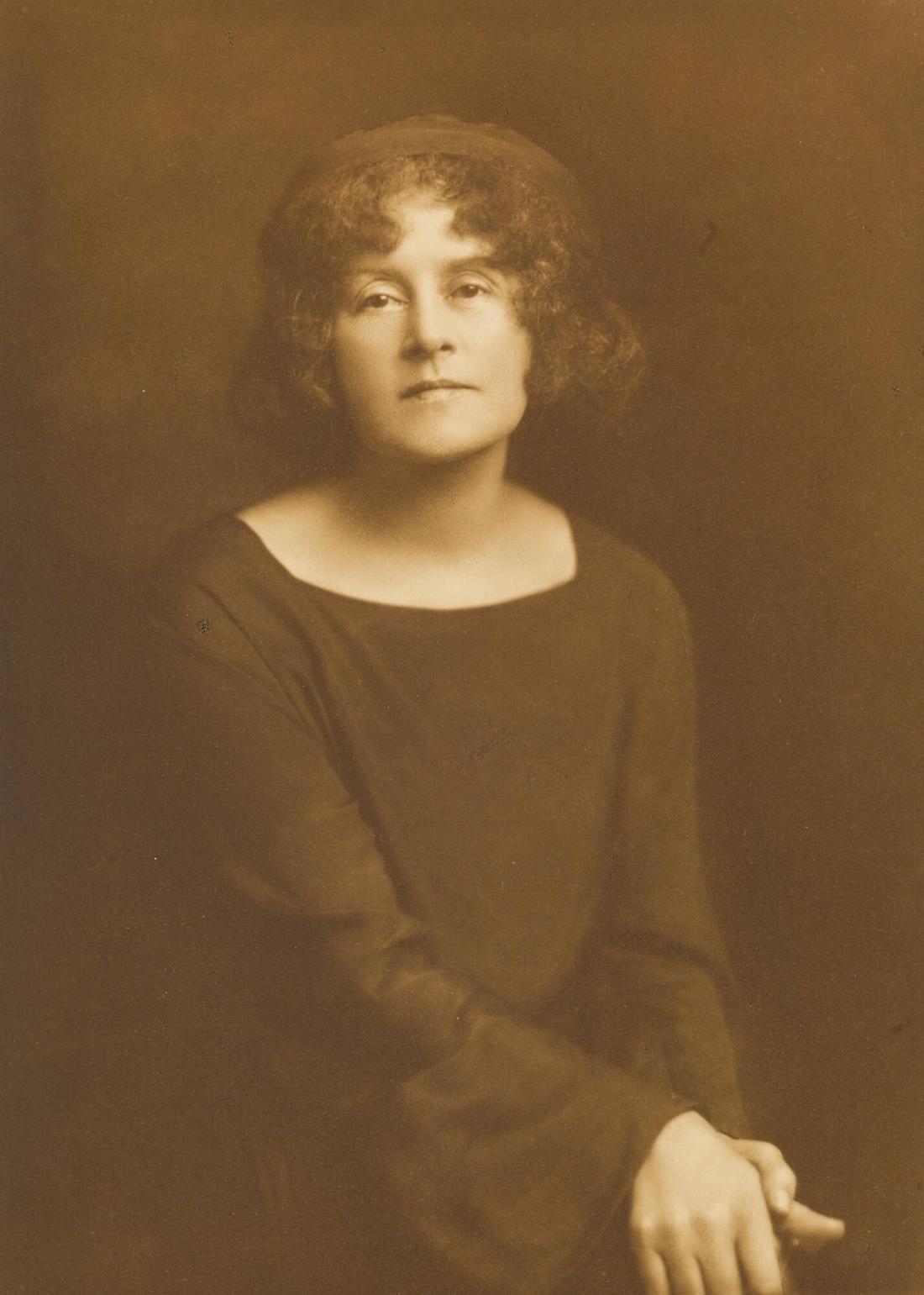 Skulptrisen Ellen Roosval von Hallwyl, Stockholm 1923