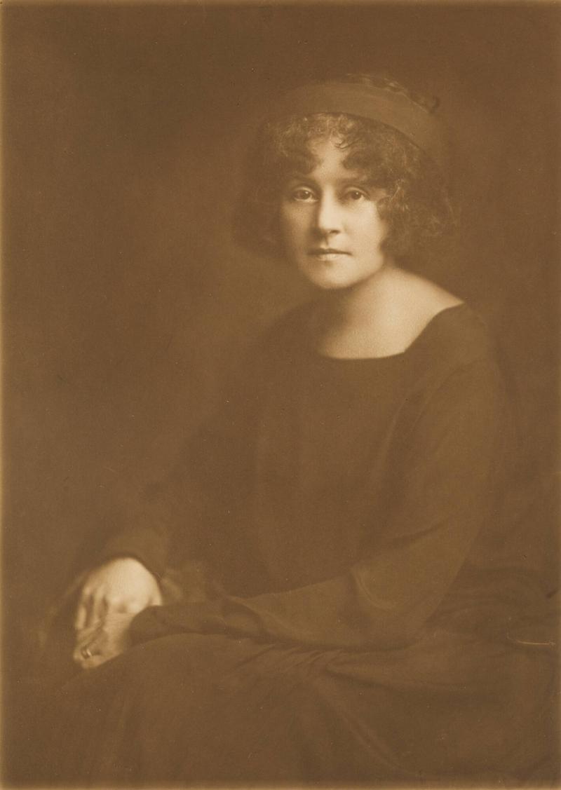 Skulptrisen Ellen Roosval von Hallwyl, Stockholm 1923