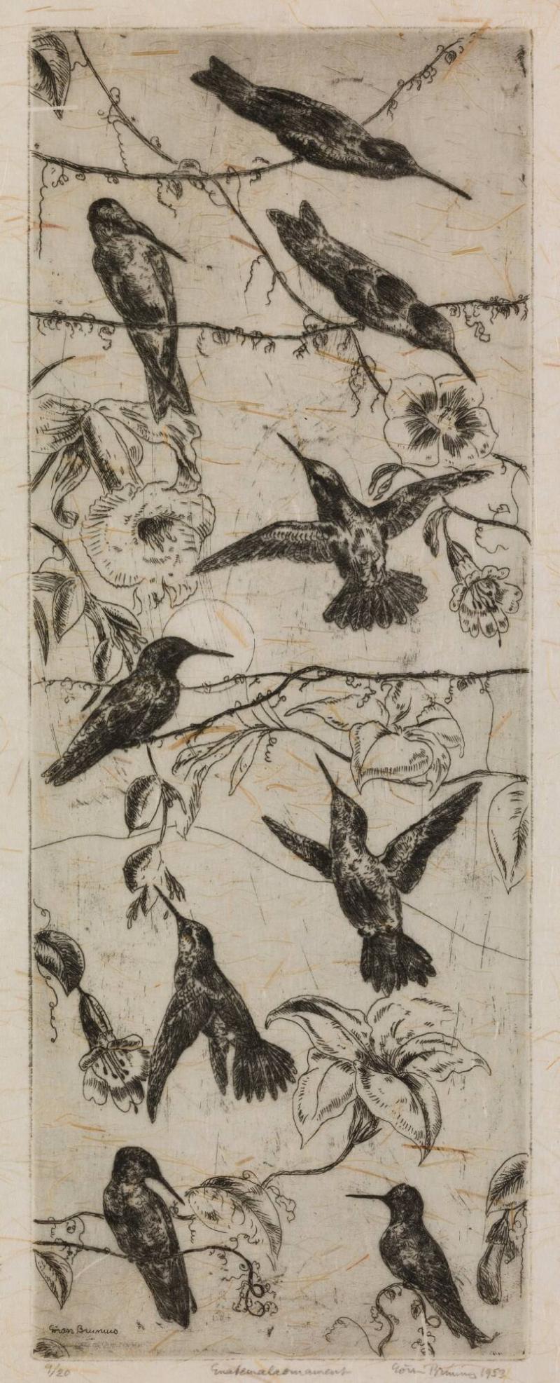 Guatemalaornament (Kolibris)