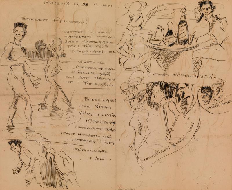21 st illustrerade brev till Anders Arosenius