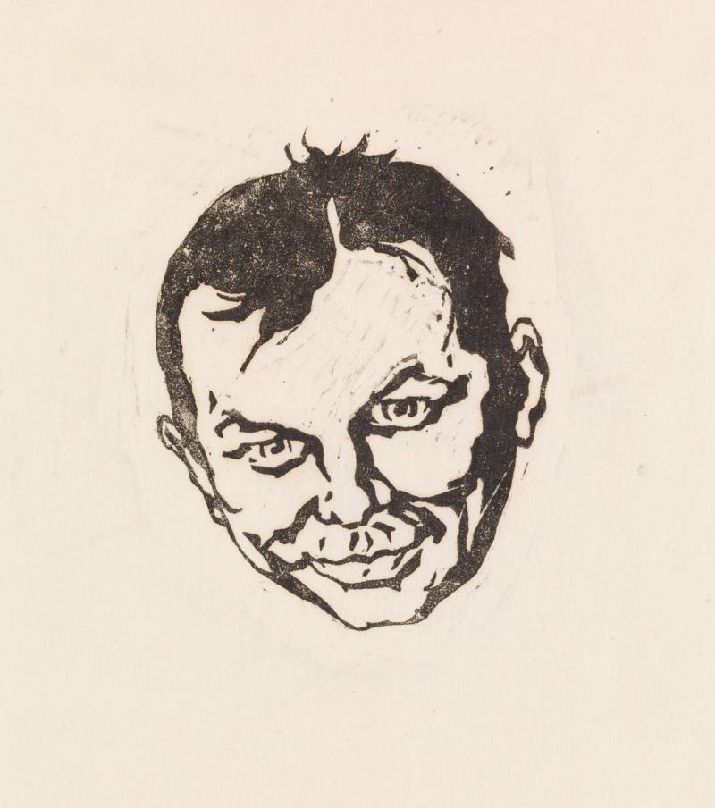 Porträtt av regissören 'Muck' (Gustaf) Linden