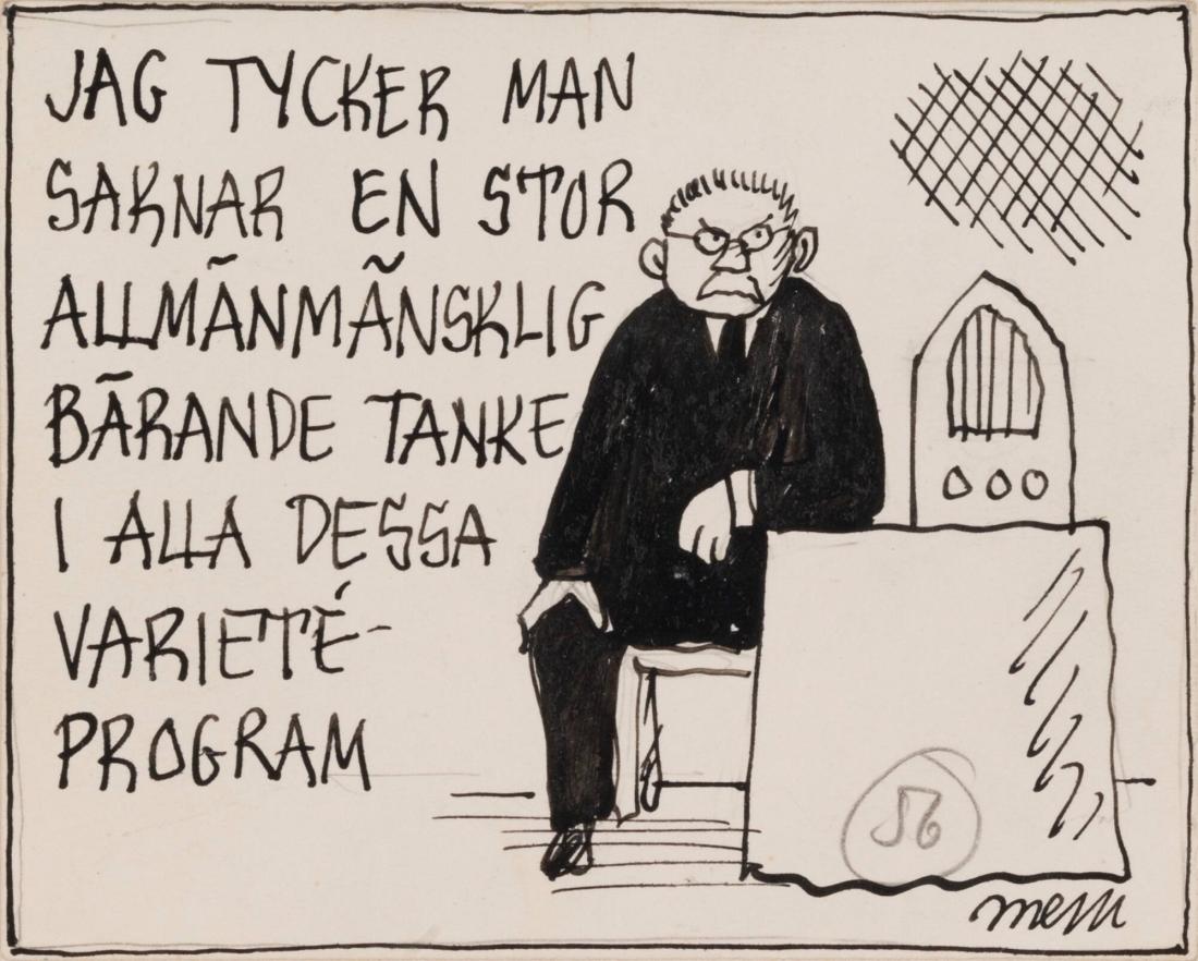 Anekdotillustration, Röster i Radio