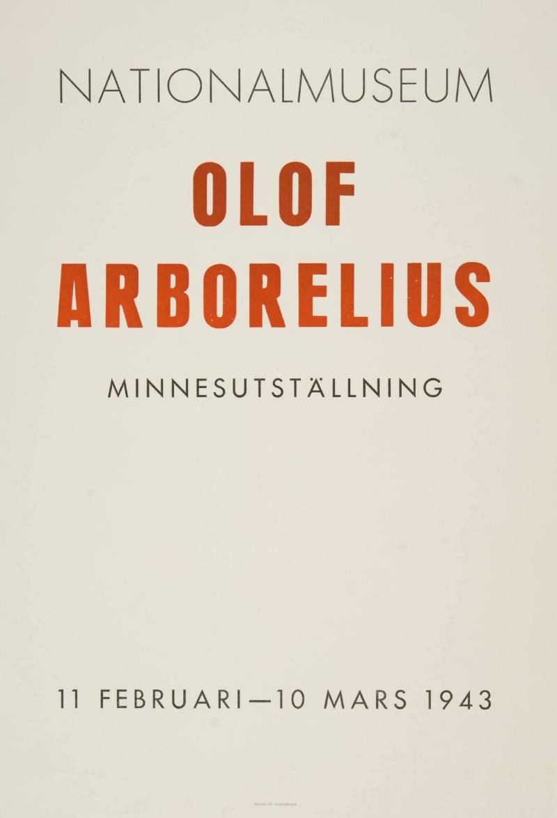 Nationalmuseum - Olof Arborelius minnesutställning