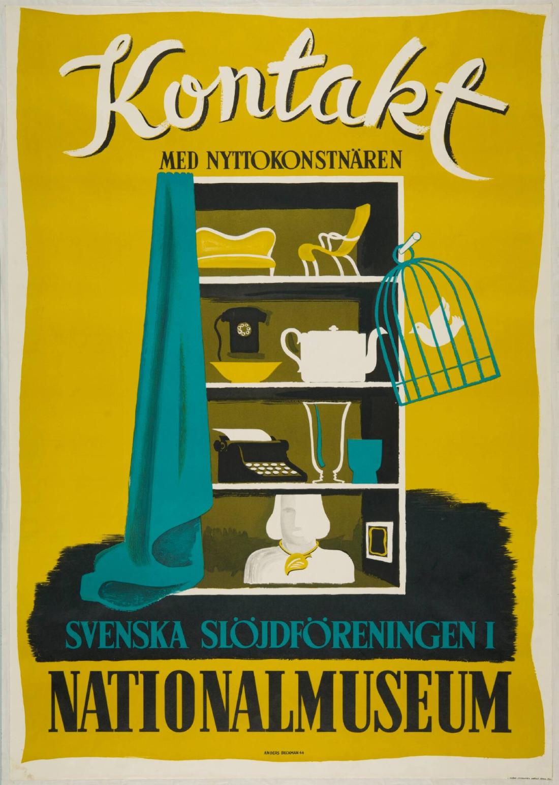 Kontakt med nyttokonstnären. Svenska Slöjdföreningen - Nationalmuseum