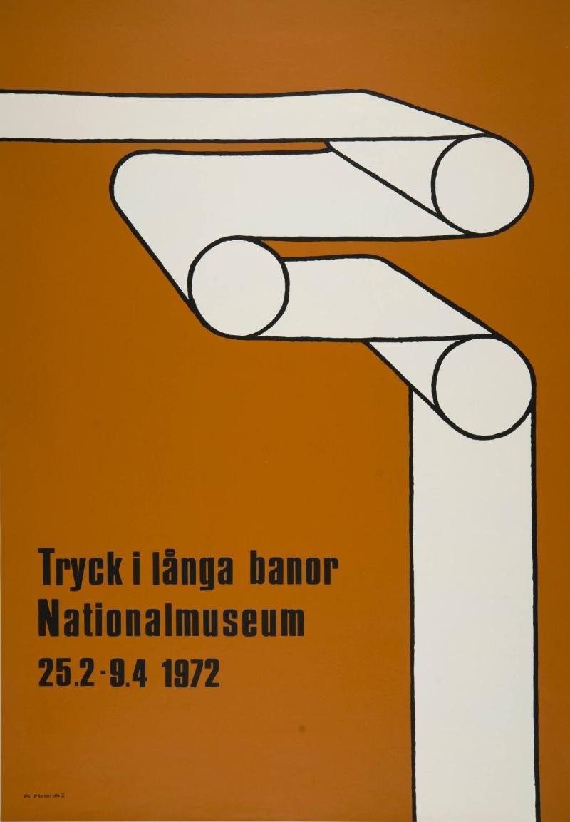 Tryck i långa banor - Nationalmuseum