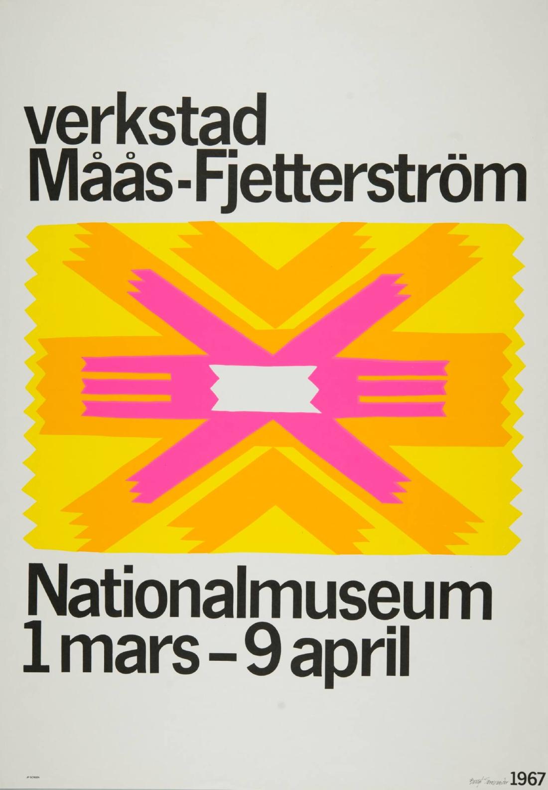 Verkstad Måås-Fjetterström - Nationalmuseum