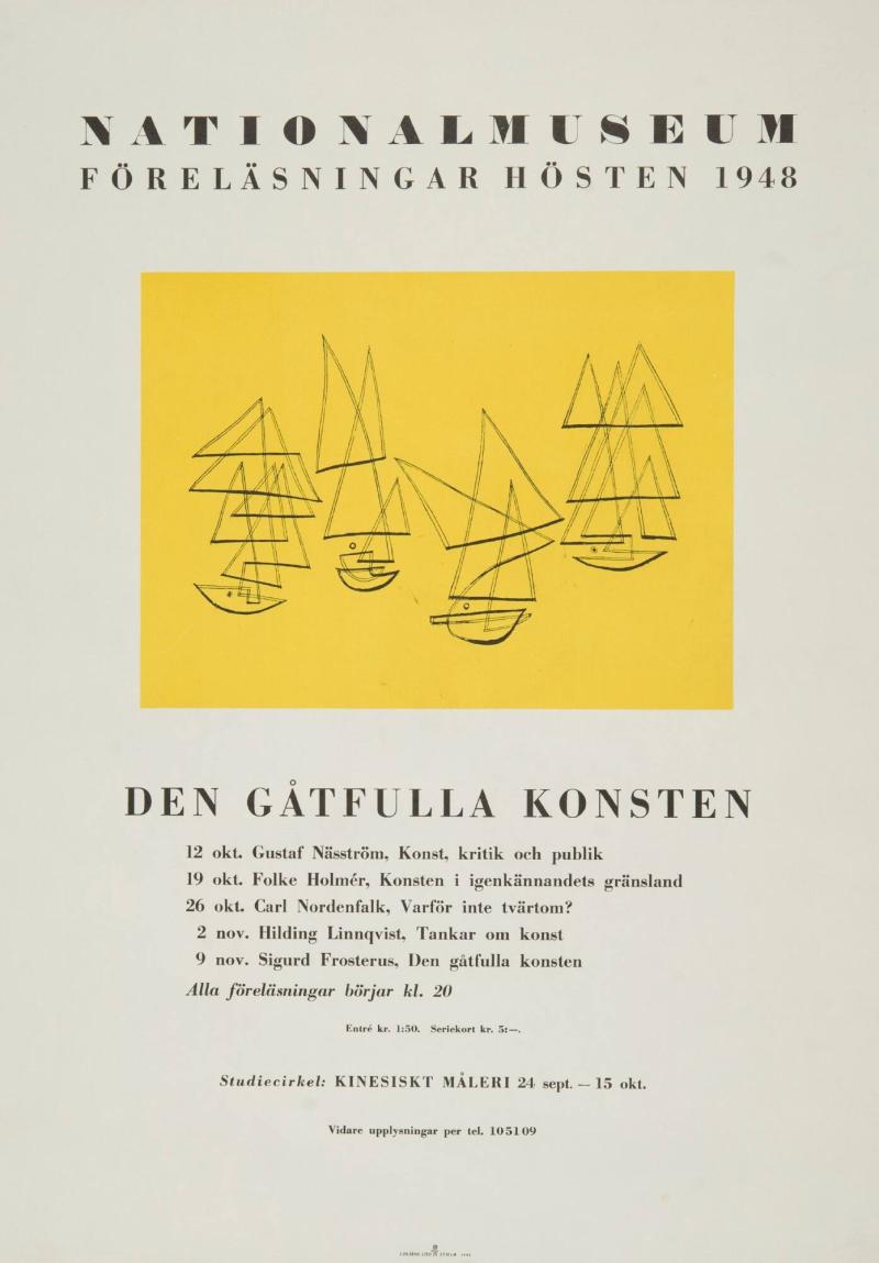Nationalmuseum föreläsningar hösten