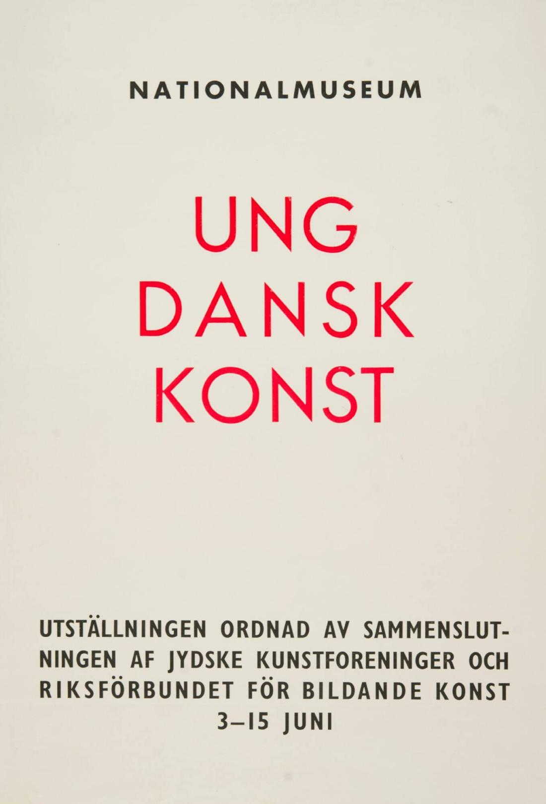 Nationalmuseum - Ung Dansk Konst