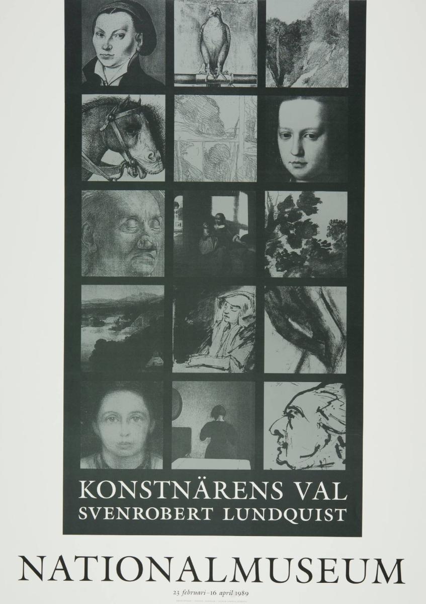 Konstnärens val - Sven-Robert Lundqvist.  Nationalmuseum