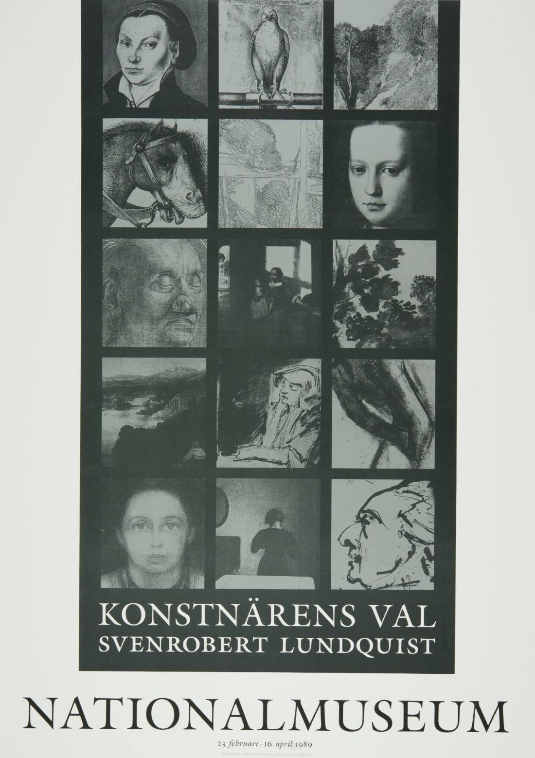 Konstnärens val - Sven-Robert Lundqvist.  Nationalmuseum